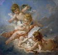Cupids Allegory of Poetry Francois Boucher classic Rococo